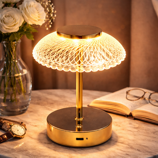 Desk Lamp Rechargeable Cordless Portable Touch Sensor LED Table Light