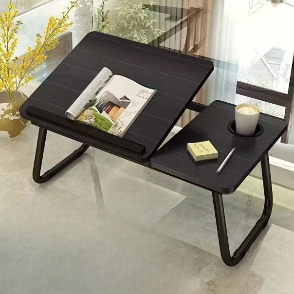 Foldable Bedside Computer Desk, Laptop Study Table, Writing Desk, Book Desk