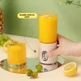 Portable Blenders,Juicer For Shakes,Fruit Juicer USB Rechargeable With 6 Blades,Handheld Blenders For Sports Travel And Outdoors Juicing cup