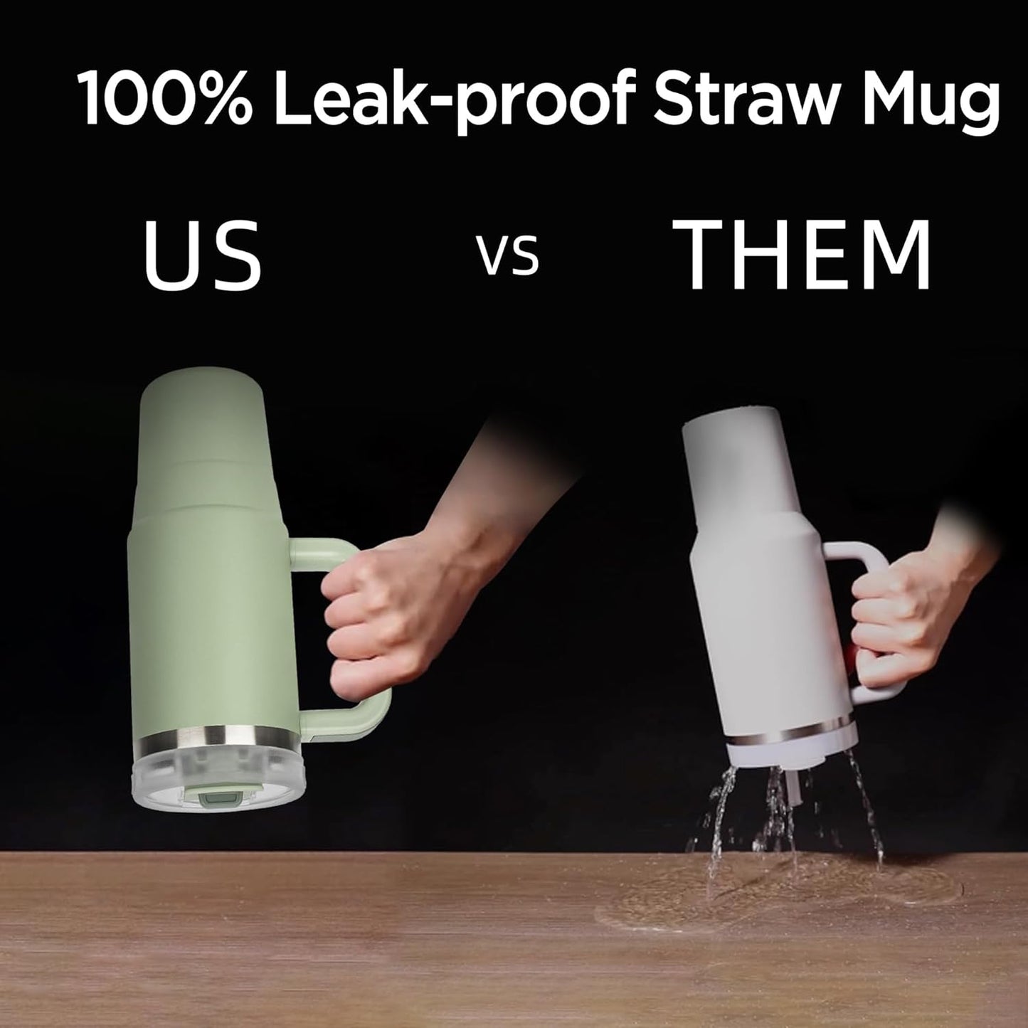 Stainless Steel Vacuum Insulated Mug for Hot & Cold Beverages