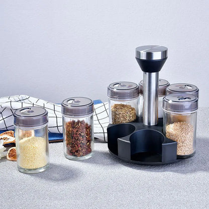 7-Piece Twister Spice Jar Set