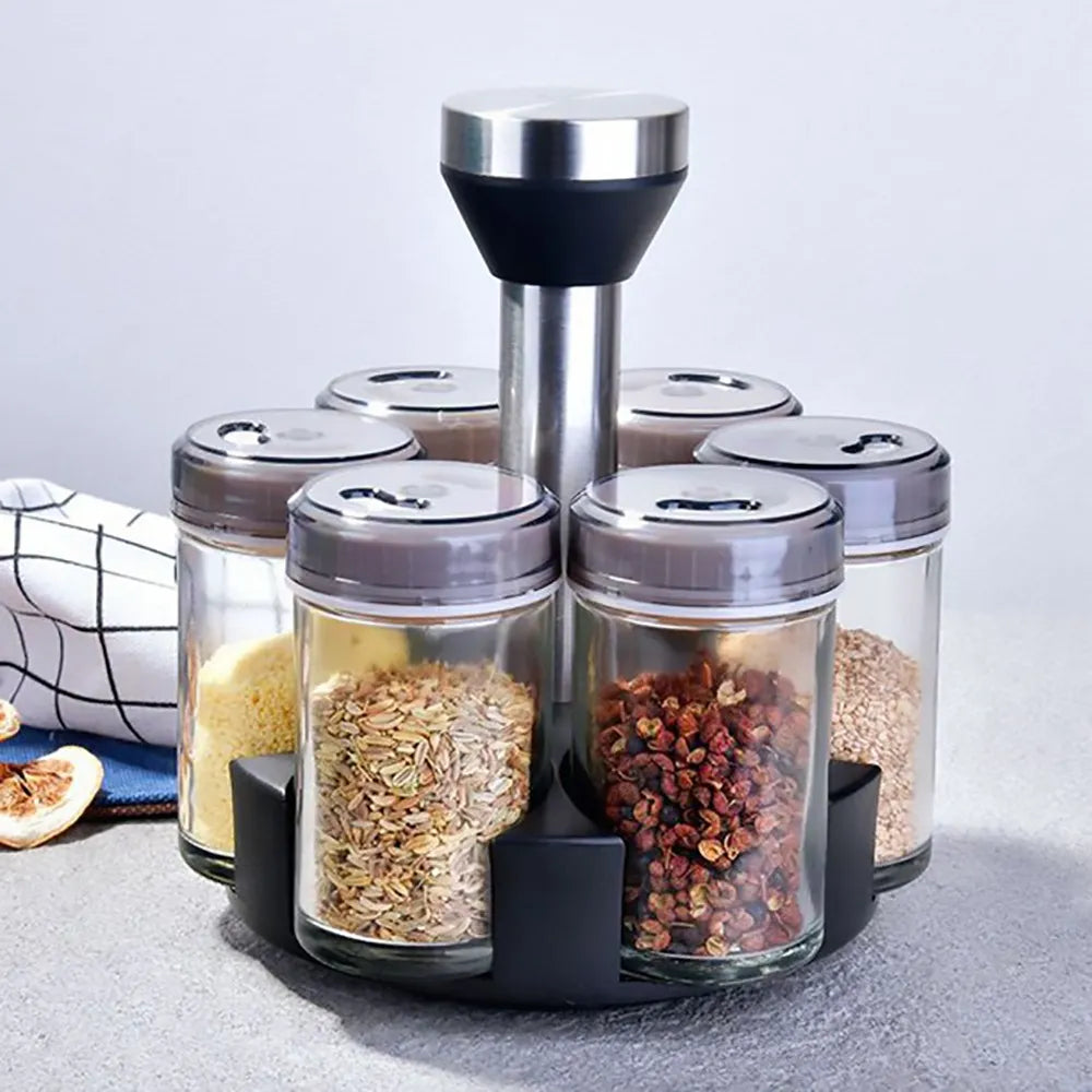 7-Piece Twister Spice Jar Set