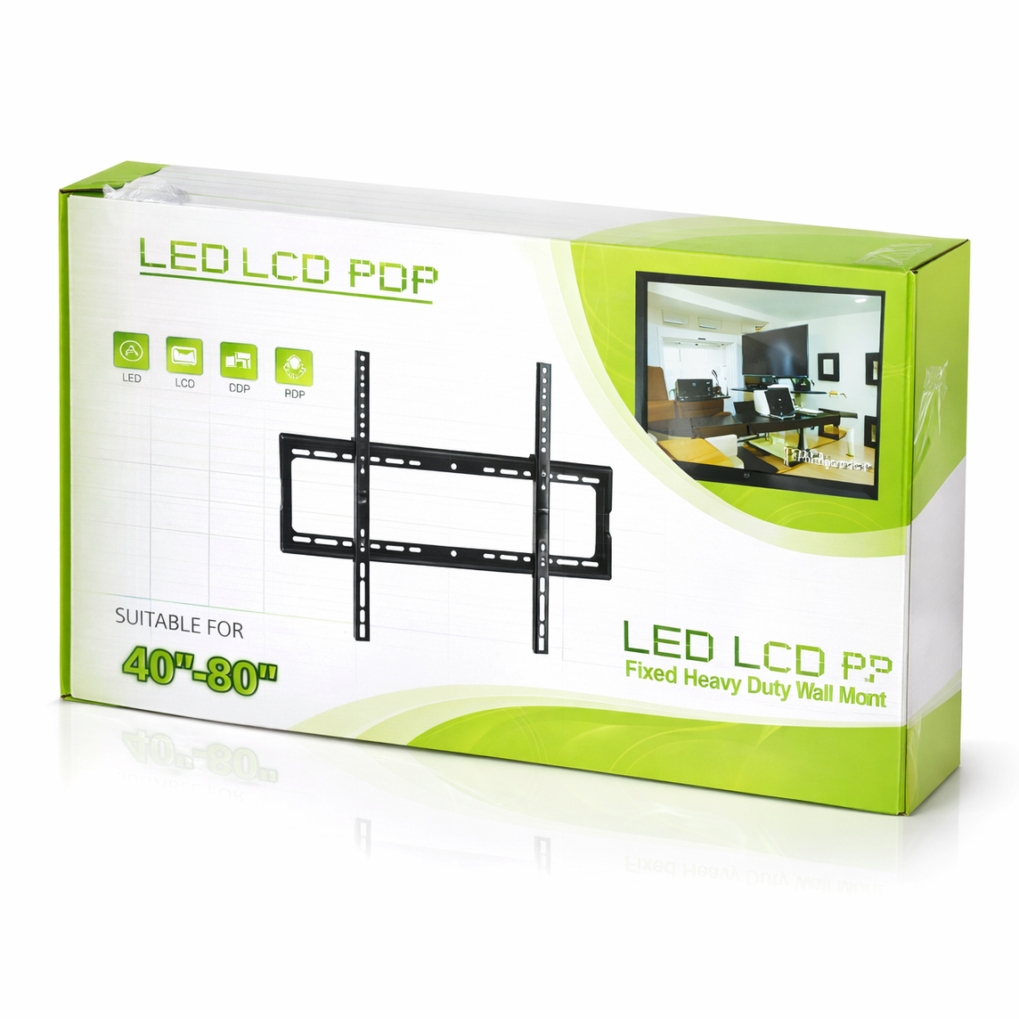 Heavy Duty Universal [Wall Mount] 40"inch to 80"inch Fix [TV Stand Wall Mount] [TV Wall Mount] [Wall Mount TV Stand] TV Wall Mount Stand 40"inch to 80"inch