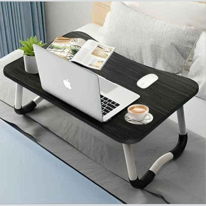 Portable Wood Laptop Table for Bed | Folding Desk for Gaming and Office Work