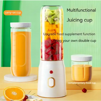 Portable Rechargeable Fruit Juicer Blender 500Ml Electric Smoothie Maker For Fresh And Healthy Juice On The Go