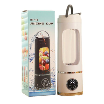 USB Portable Electric Juicer 10 Blades and a Capacity of 450ml Large Capacity Milk and Fruit Juicer Mixer Machine Blender
