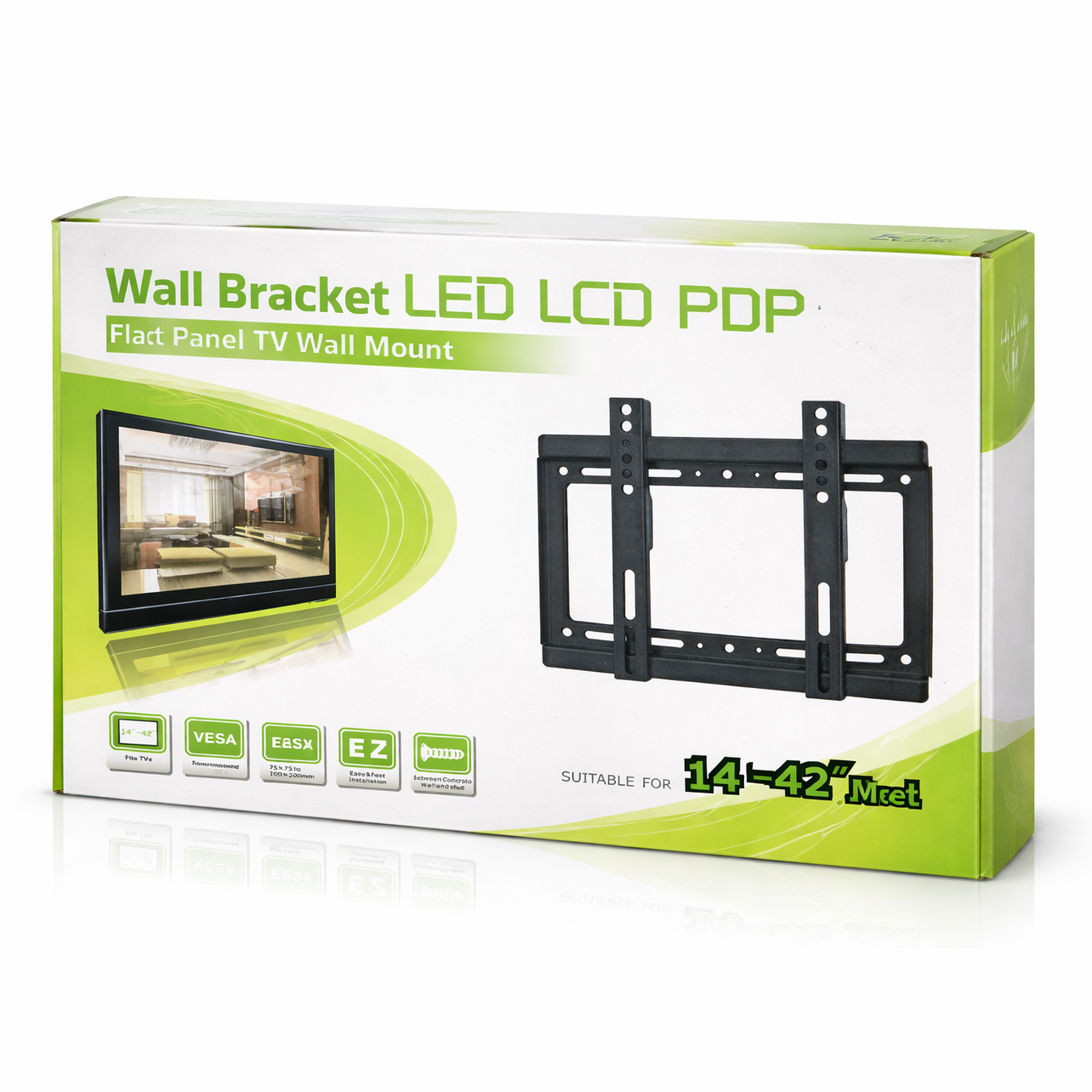Universal TV Wall Bracket for LED LCD PDP Flat Panel TVs & Computer Monitors (14–42 Inch)