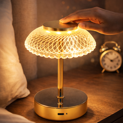 Desk Lamp Rechargeable Cordless Portable Touch Sensor LED Table Light